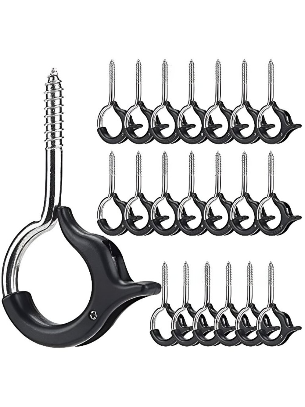 20 Pack Light Hooks for Outside String Lights, Hooks for Outdoor String Lights
